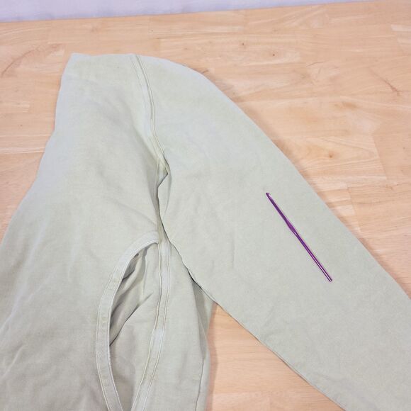 Kith Hoodie Men's Sz L Light Mint Green Small Logo Patch Sweatshirt 100% Cotton - Picture 11 of 12